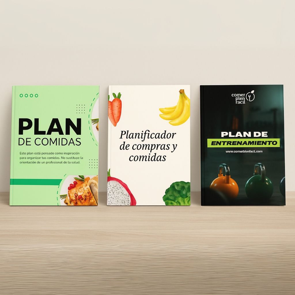 Plan de Alimentación + Plan de Entrenamiento + Planificador de Compras y Comidas