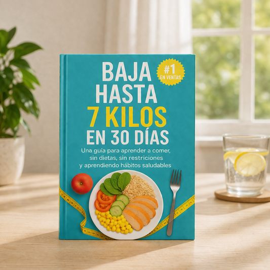 Baja hasta 7 kilos en 30 días de forma saludable + 6 Bonus